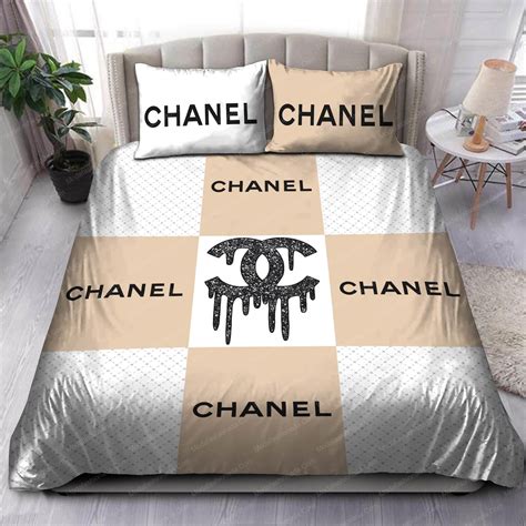 chanel blanket replica queen size|Chanel Comforter .